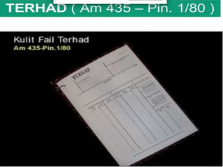 Pengurusan rekod fail. | PPTX