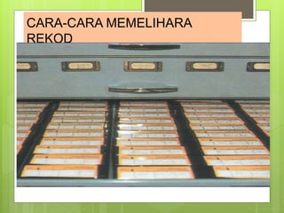 CARA-CARA MEMELIHARA
REKOD
 