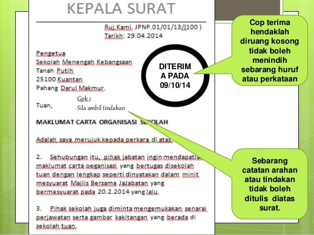 Contoh Kepala Surat J3K Contoh Cop Minit Surat Sekolah