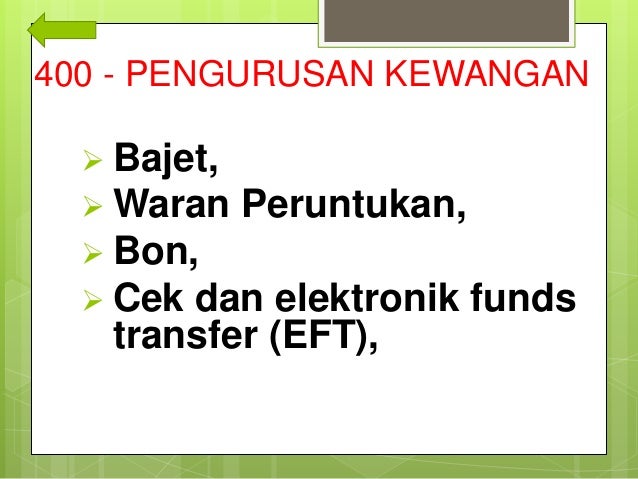 Pengurusan rekod fail untuk kurikulum Pengurusan rekod fail untuk kurikulum