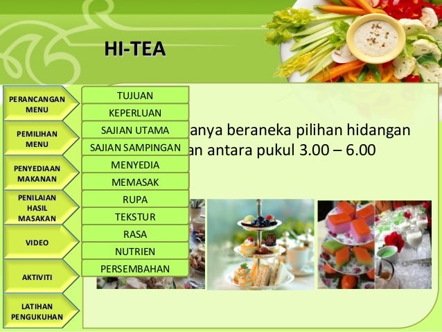 Pengurusan Sajian Tingkatan 4