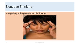Negative Thinking
• Negativity is the poison that kills dreams!
67 hakmilik@MBAM.IAB
 