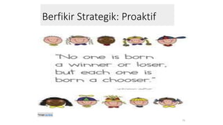 Berfikir Strategik: Proaktif
75
*Image via Bing
 