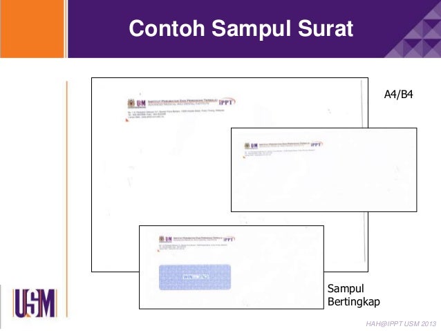 Format Sampul Surat Rasmi Malaysia