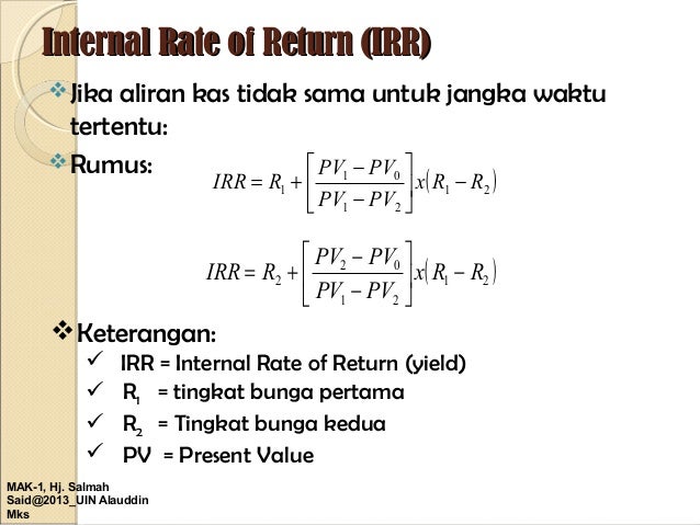 Penialaian Investasi Investment Decision