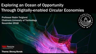 Exploring an Ocean of Opportunity
Through Digitally-enabled Circular Economies
Professor Robin Teigland
Chalmers University of Technology
November 2018
 