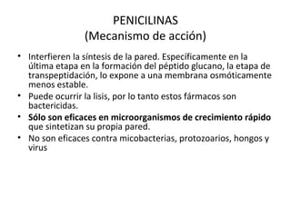 Penicilinas.