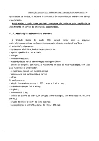 INSTRUÇÃO TÉCNICA PARA A PRESCRIÇÃO E A UTILIZAÇÃO DE PENICILINAS 20

+                                              '        !        !                                                              !           ! ) %.!              "            " %!
                     ')           !
                     5 %"                              3        * ) %5%               **< 4
                                                                                         5%               "*              %                       %" %           *%+W8"            %
        %" 3 %"                       %3 *% 5                        % %3 % 68"                 %* %              #


Z>?>N>                        %            *                    %" 3 %"            L " J             S


                     2                         8                                  6             :2 8 <                    "                 !            !       !
                              +                             !                             !               !                             !               !L          'N   _
    <                                 +                         ! _
        +            !                                          %.!          !' %&                                    Q
                ';        ; ! *                                          "        Q
                          Q
        !                     !            +           'Q
                              '                                                   %.!            !N               !6           !Q
         '            !               !N               !        !     " ' '
                                                                         "                      d             !           '!        '              '"        ' ) %.!     !     7
                    ' Nd               !                              ! Q
                                  !                        ' !                        :       #6<Q
    '                ! - ! !                       '5                                     " Q
         ';
#<                                     ! _
        !' %.!                                                  + !     >_> OOO :>                        j >             ,j>               <Q
            !             )            :           j C , j /O                 <Q
    !N                   !Q
                !         !' !' O /^ Q
        !' %.!                        '!           !             - ! O I^ : !' %.!                        '               !'-                    ! !     !'-    !            C/O
/OO                 ,<Q
        !' %.!                        ' !                   /^ :            C/O           /OO       ,<Q
    ;           ! !               !        Q                    ! '      :                    >O      , j CBO                  <Q
 
