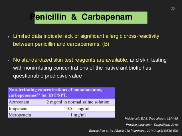 what antibiotics are contraindicated with penicillin allergy