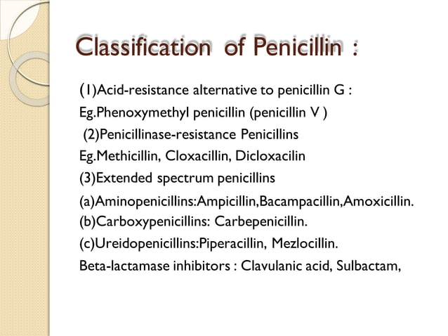 Penicillin Antibiotic Chemistry | PDF | Pharmaceutical Drugs | Medical ...