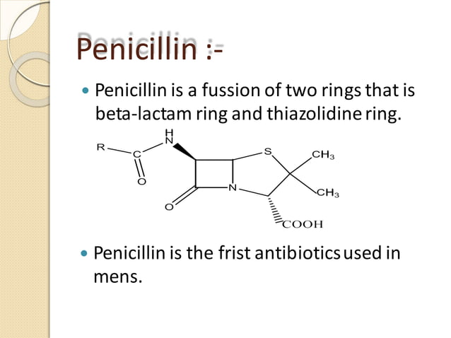 Penicillin Antibiotic Chemistry | PDF | Pharmaceutical Drugs | Medical ...