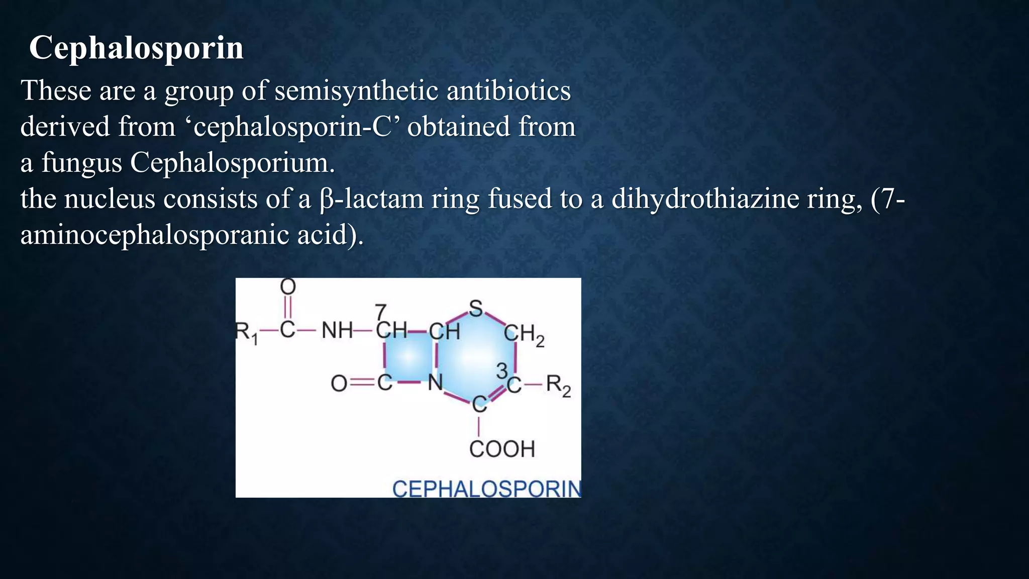 Penicilline and cephalosporin | PPTX