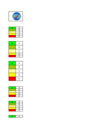 A   A
    B
    C
    D
    E



A   A

    B

    C
    D
    E



A   A

    B

    C

    D

    E




A   A
    B
    C
    D
    E


A   A
    B
    C
    D
    E


A   A
 