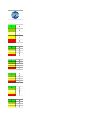 A   A

    B

    C

    D

    E



A   A
    B
    C
    D
    E


A   A
    B
    C
    D
    E


A   A
    B
    C
    D
    E


A   A
    B
    C
    D
    E


A   A
    B
    C
    D
 