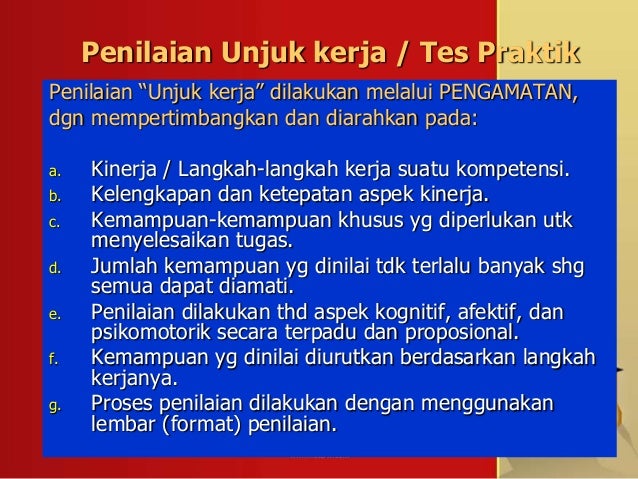 Penilaian berbasis kompetensi