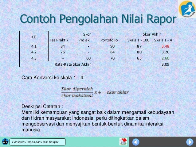 Penilaian dan model rapor