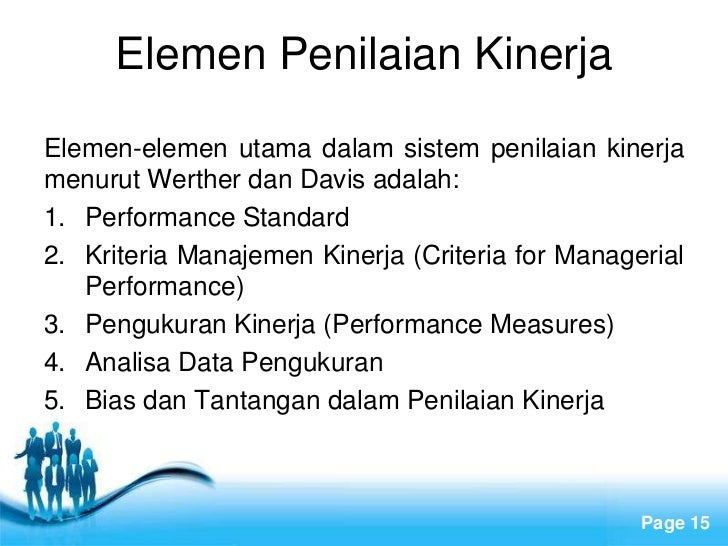 penilaian kinerja penilaian kinerja