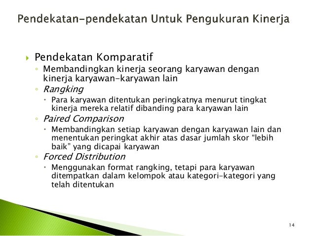 Penilaian kinerja dan kompensasi