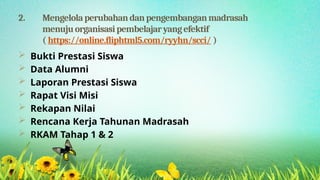Penilaian Kinerja Kepala Madrasah by Fatimatul Hasanah, M.Pd.pptx
