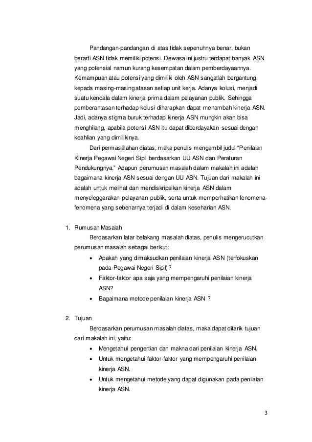 Penilaian Kinerja Pegawai
