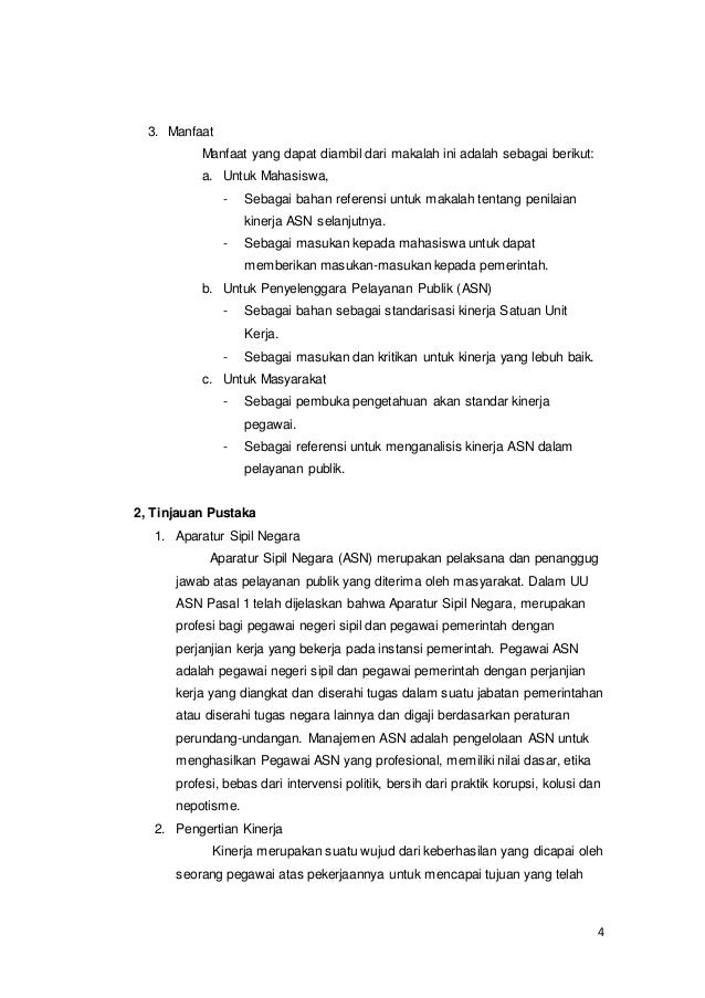Penilaian Kinerja Pegawai