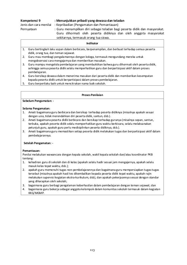 Penilaian kompetensi guru