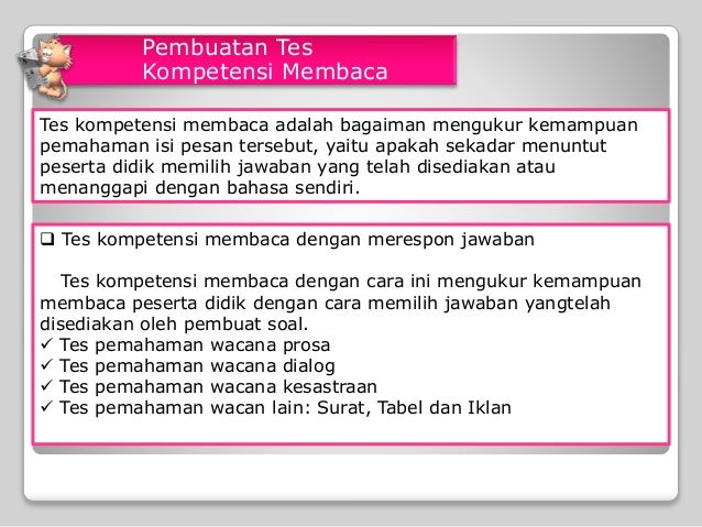Penilaian Otentik Keterampilan Membaca