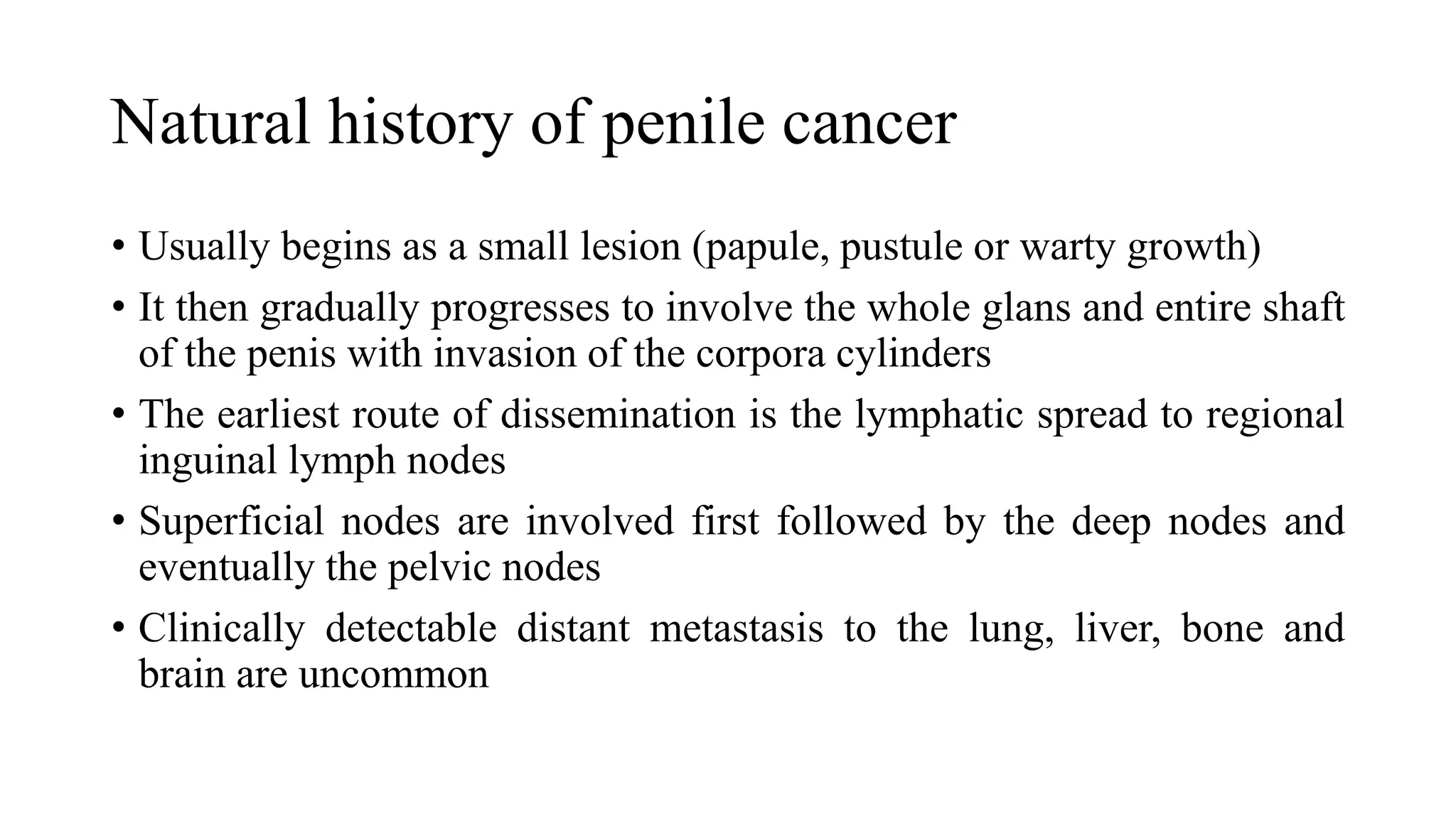 THE MANAGEMENT OF PENILE CANCER. PowerPoint | PPTX