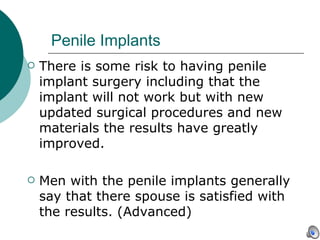 Penile implants powerpoint | PPT