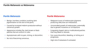 Penile Melanosis: Causes, Symptoms and Treatments | PPTX