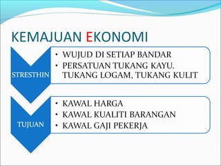 KEMAJUAN EKONOMI
 