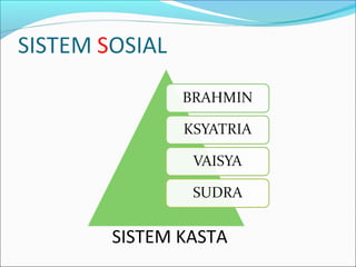 SISTEM KASTA
 