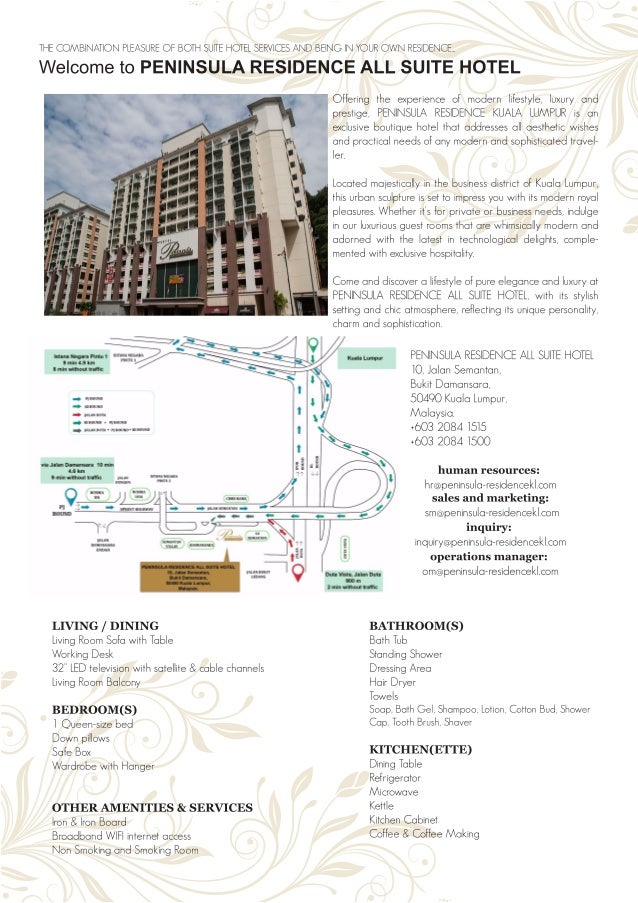 hotel spier sheet fact all residence Peninsula sheet suite hotel fact
