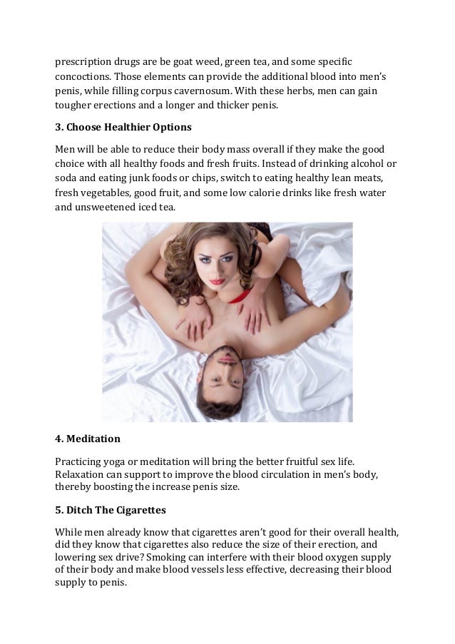 How to increase the growth of the penis