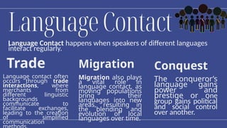 Understanding Language Contact: The Evolution of Pidgins and Creoles | PPTX