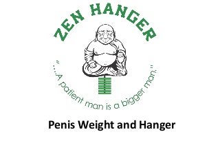 Penis Weight and Hanger
 