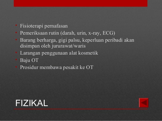 PENJAGAAN PRA DAN POS SURGERY