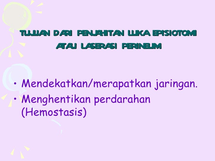 Haecting for Perineum Laceration