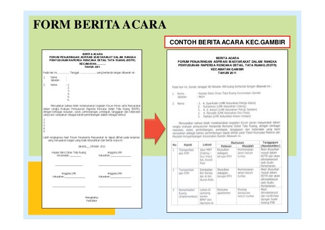 Penjaringan Aspirasi Masyarakat dalam Penyusunan RDTR