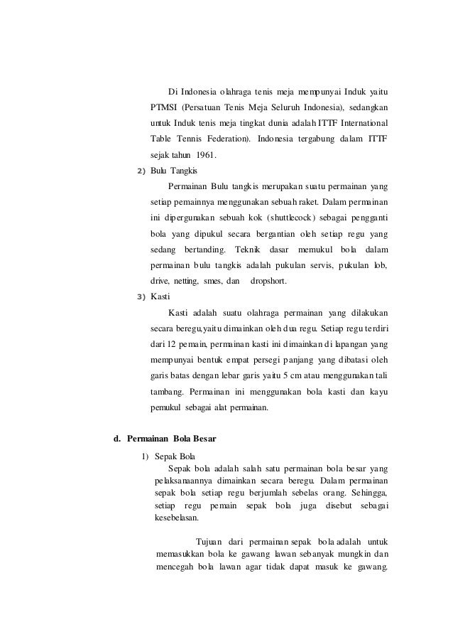 Makalah Olahraga Pendidikan