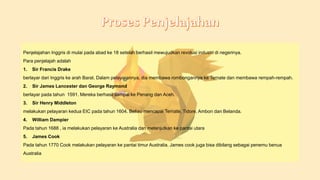 Penjelajahan Samudra Oleh Bangsa Inggris | PPT