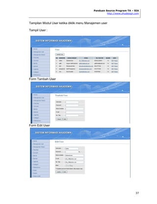 Penjelasan listing program | PDF