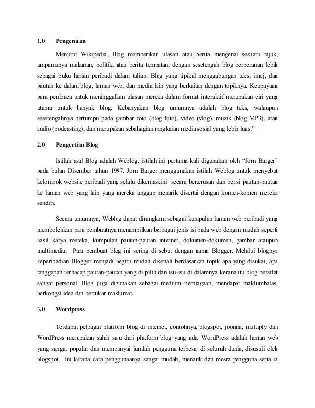 Ulasan Blog