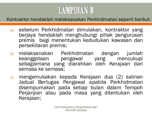Penjelasan Pelanggaran Terma Kontrak Perkhidmatan Kawalan Keselamat