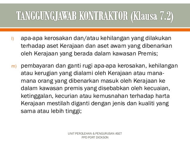 Penjelasan pelanggaran terma kontrak perkhidmatan kawalan 