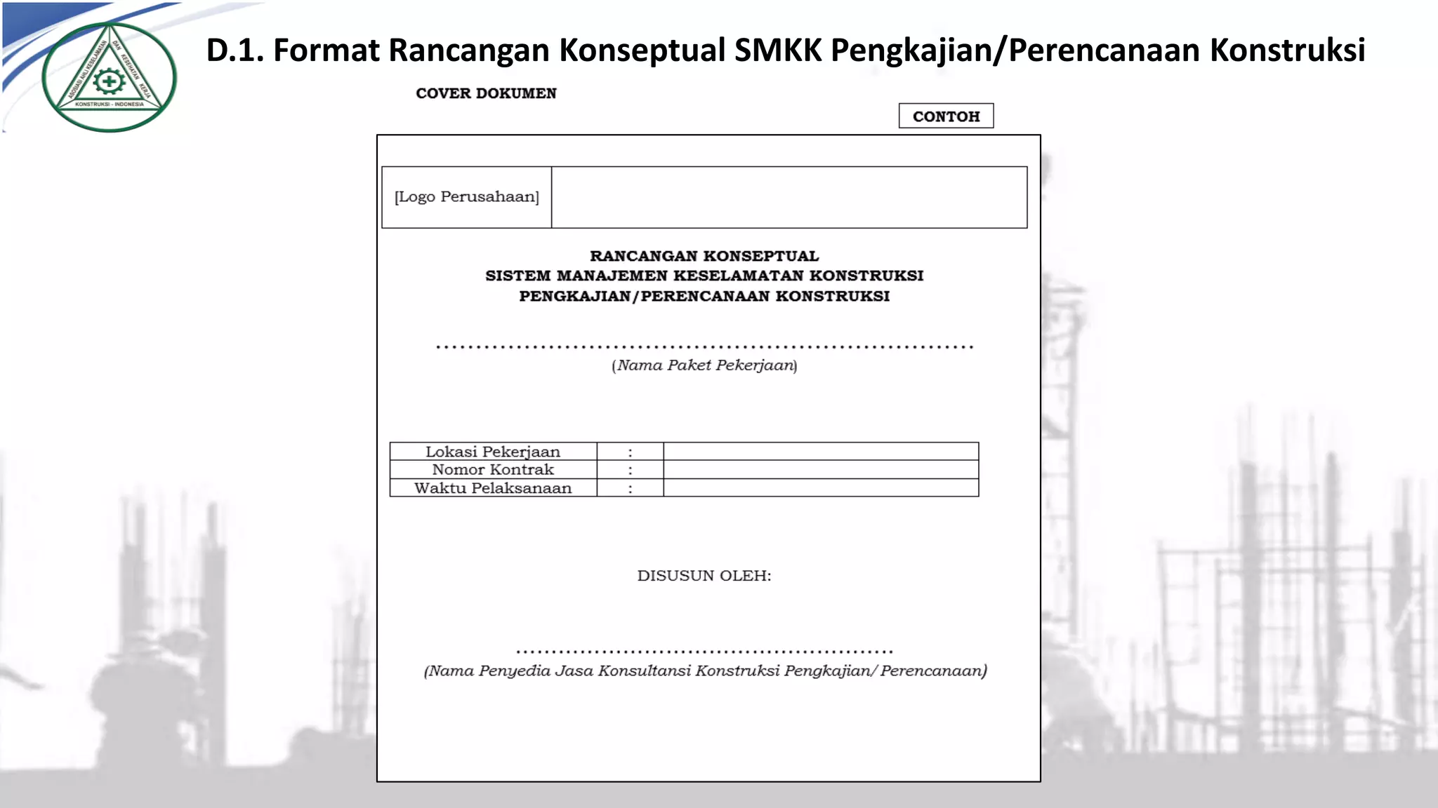 Penjelasan rencana keselamatan konstruksi(1)e | PDF