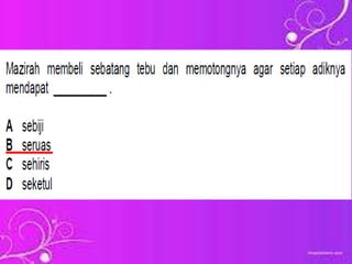 Penjodoh bilangan 2013 upsr