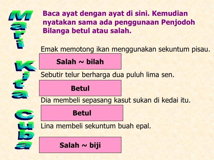 Penjodoh Bilangan Darjah 2