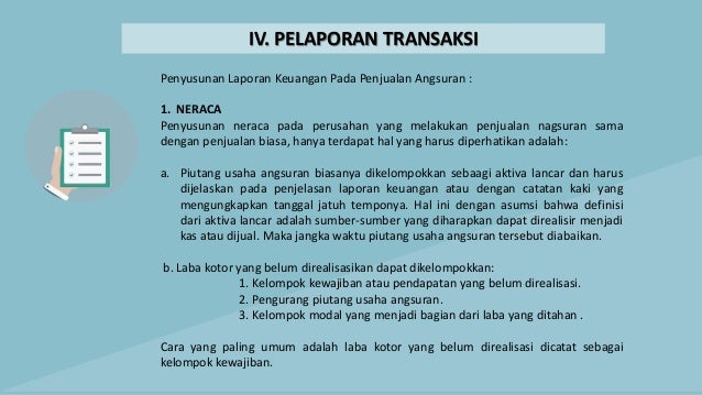12++ Contoh Soal Penjualan Cicilan Akuntansi Keuangan