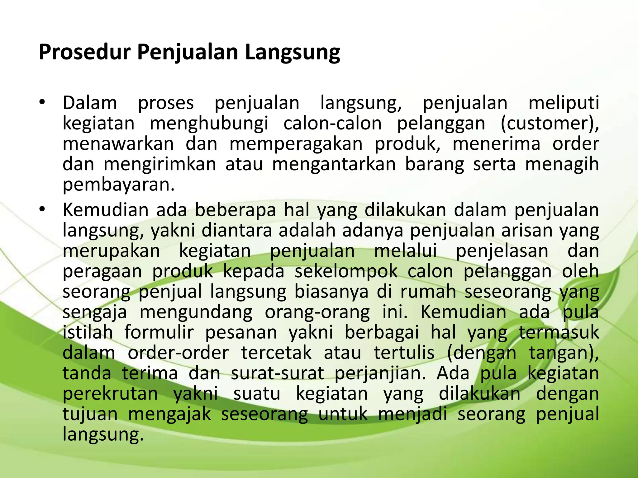 Penjualan Langsung Online: Menggenggam Pasar Digital dengan Sentuhan Personal